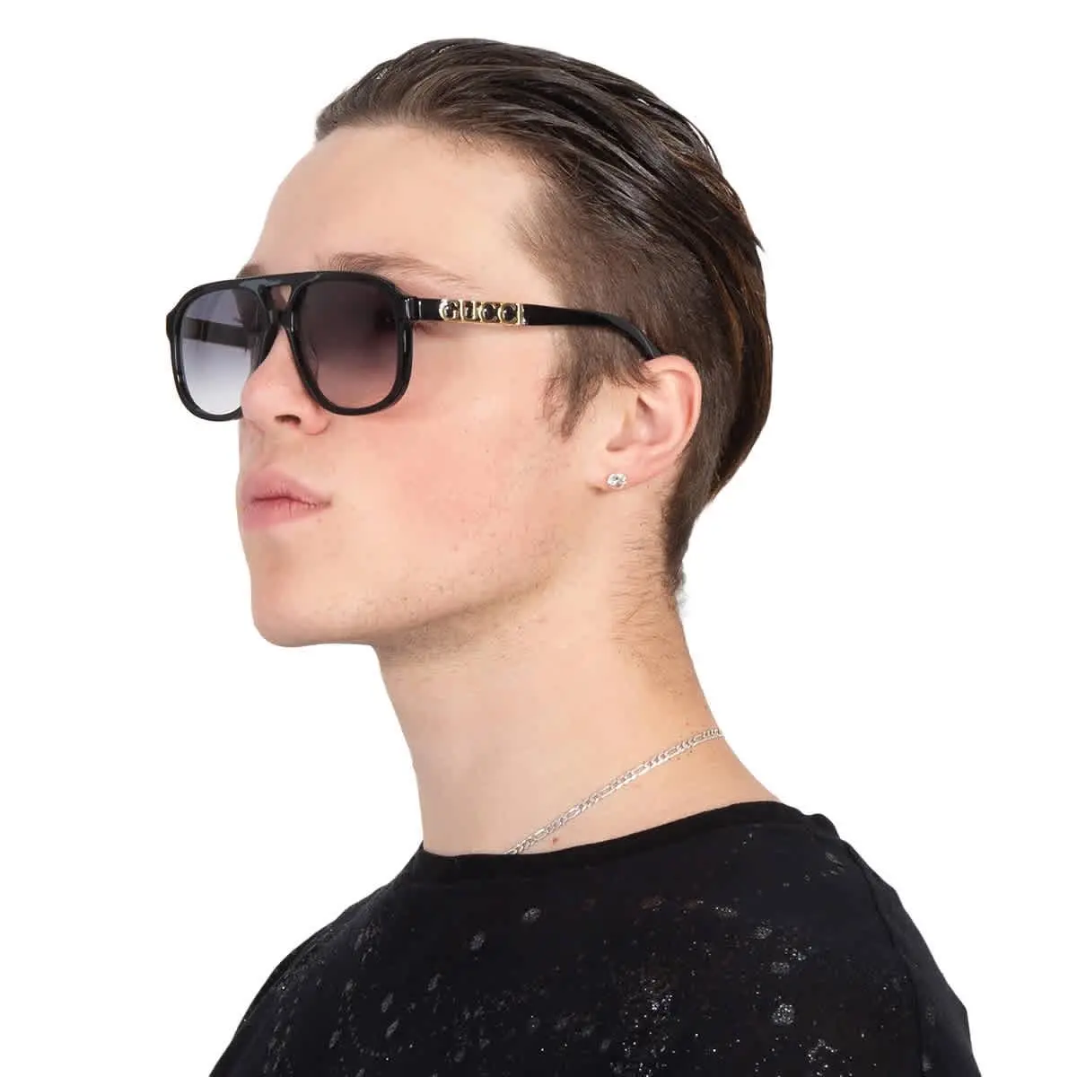 Gray Gradient Pilot Unisex Sunglasses GG1188S 002 58 GG1188S 002 58 by Gucci