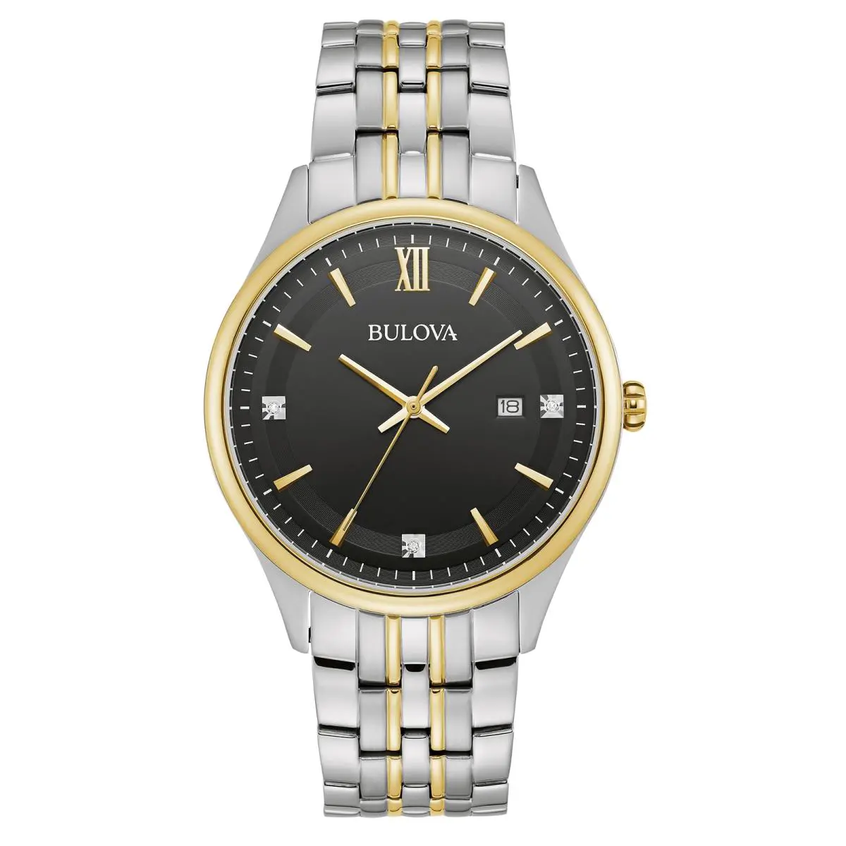 Bulova Men`s Classic 40mm Quartz Watch 98D160