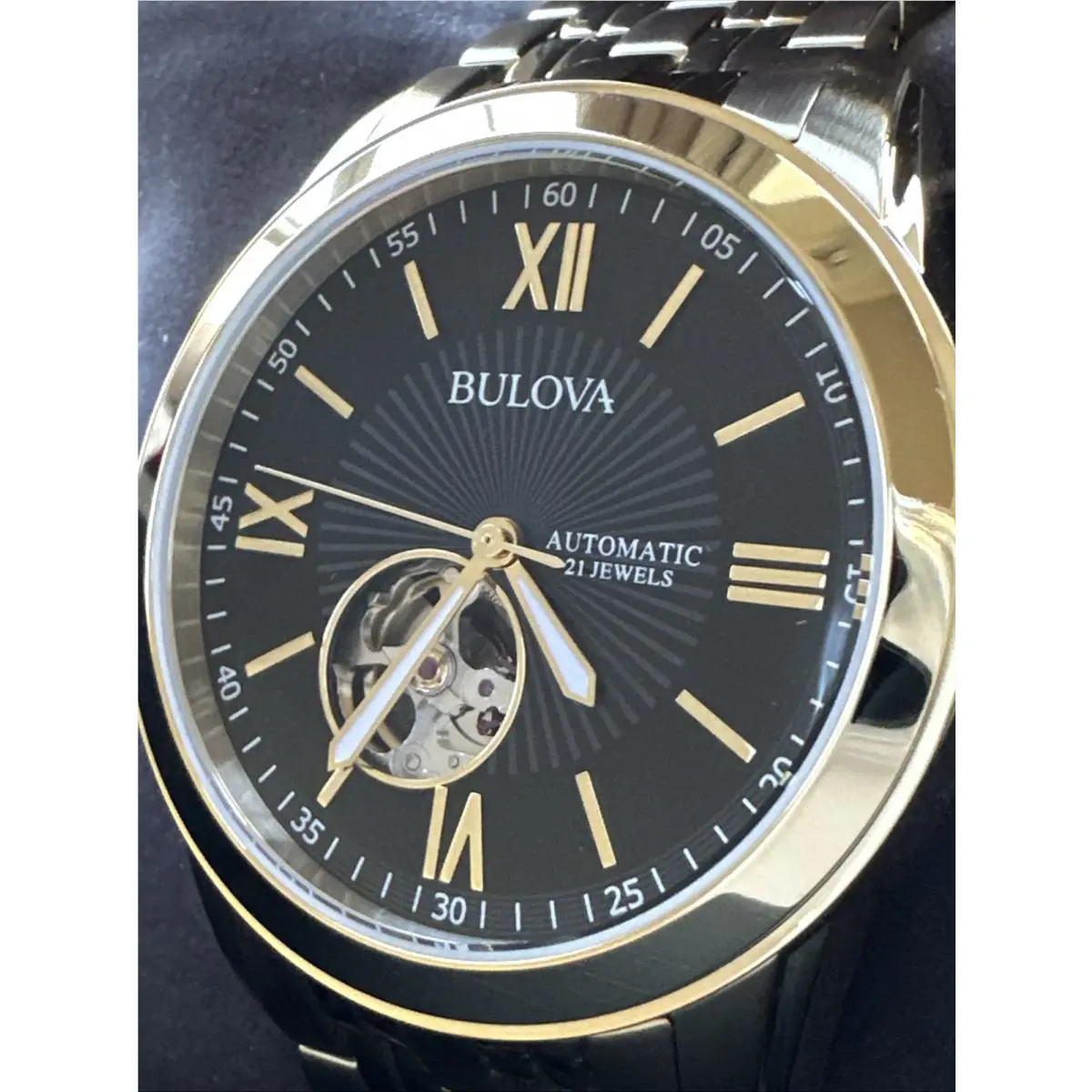 Bulova 97A132 Wristwatchbulova Men`s 97A132 Automatic Gold-tone Bracelet