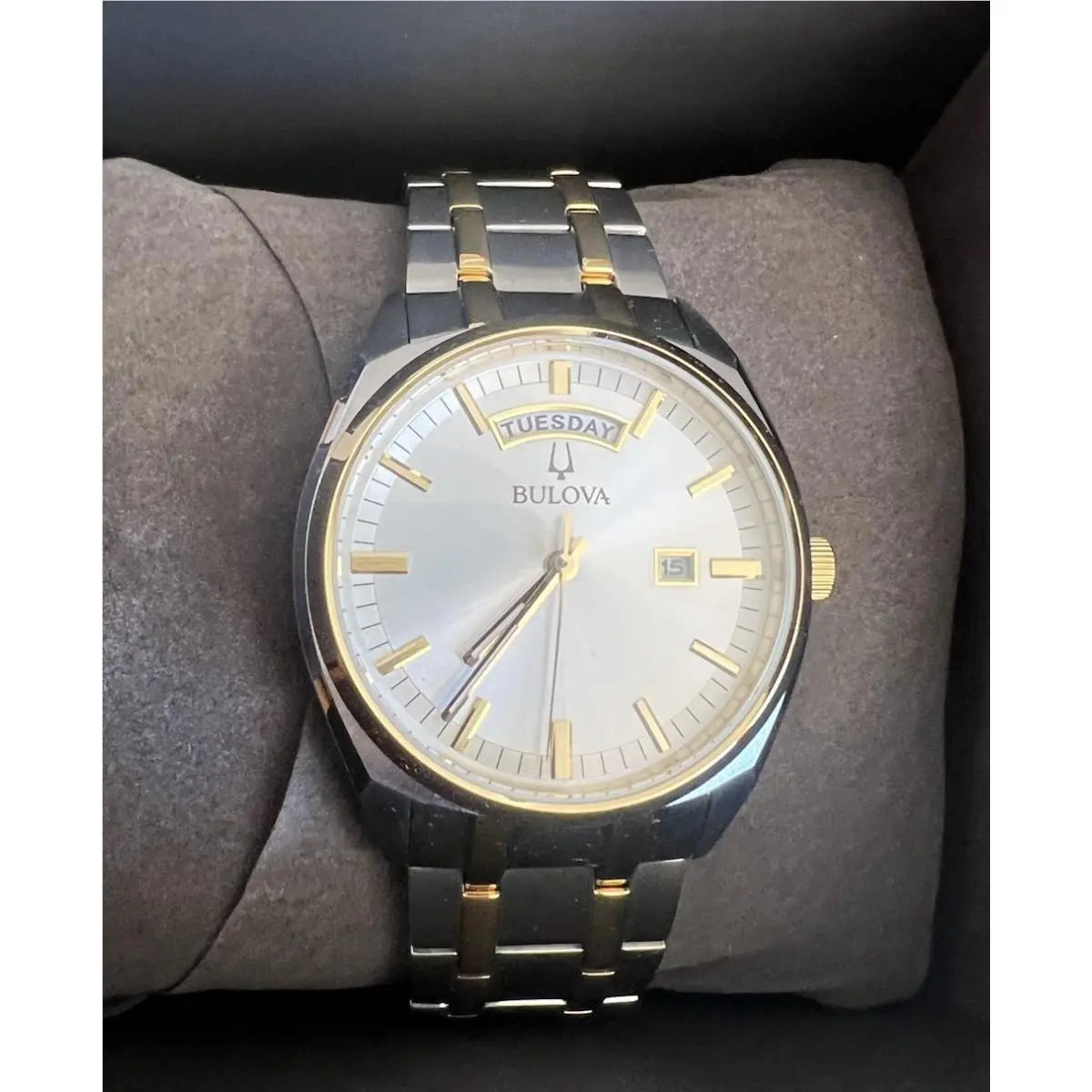 98C127 Silver Men`s Watch by Bulova