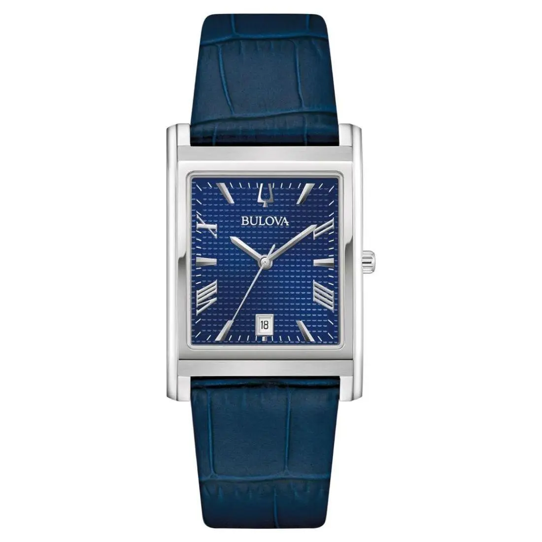 Classic Sutton Men`s Blue Dial Quartz Watch 96B442 by Bulova