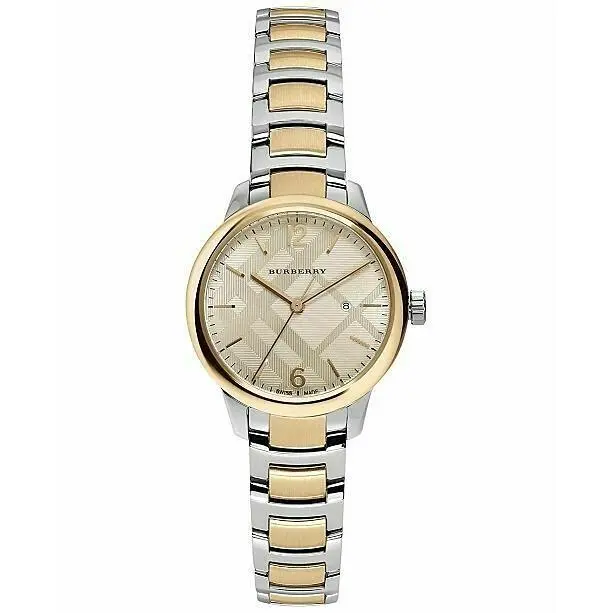 BU10118 The Classic 32mm Two Tone Women`s Watch by Burberry