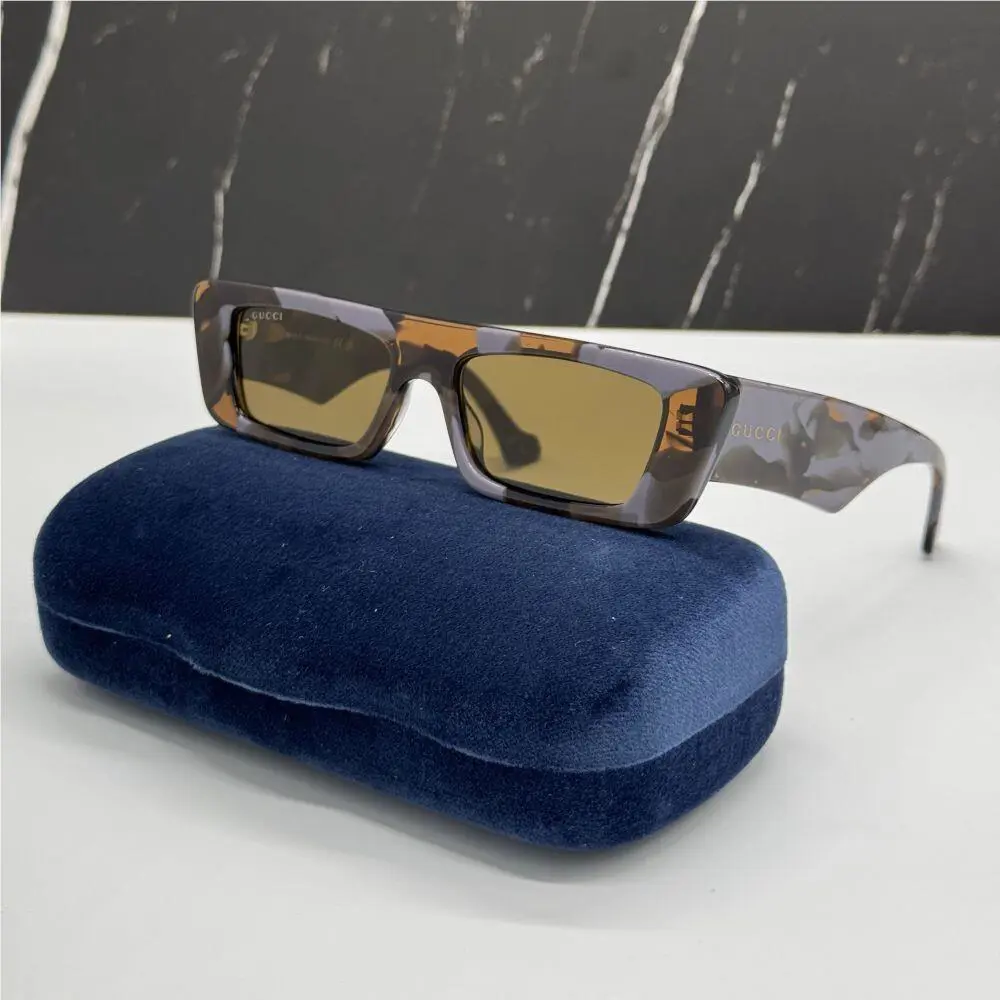 GG1331S 006  Sunglasses Grey Havana Brown Unisex Eyewear  by Gucci