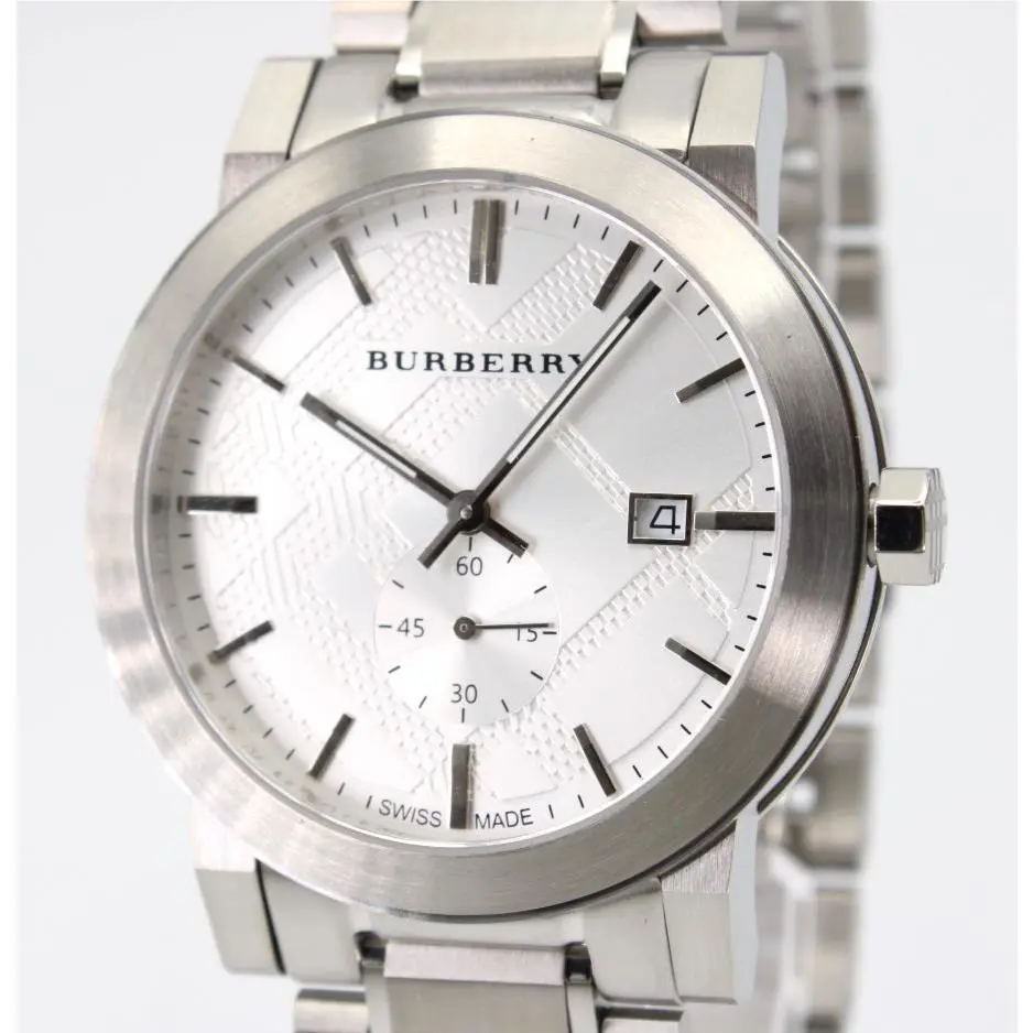 Burberry 42mm Silver Dial Men`s Watch The City BU9900