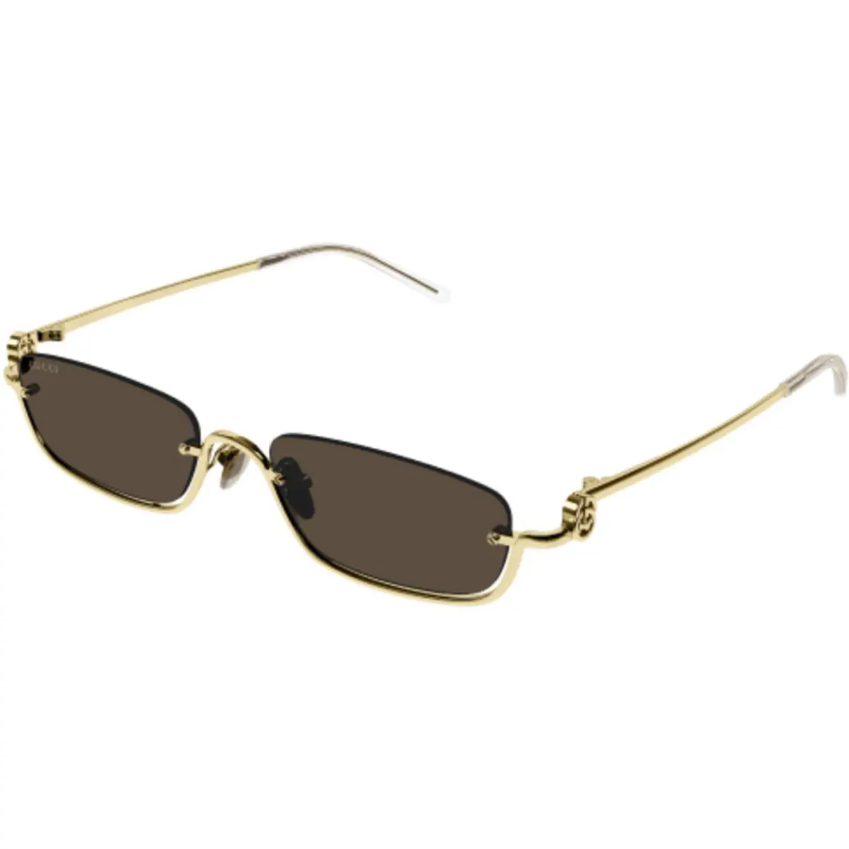 Gucci GG1278S-001 Gold Brown Gold 001 Sunglasses