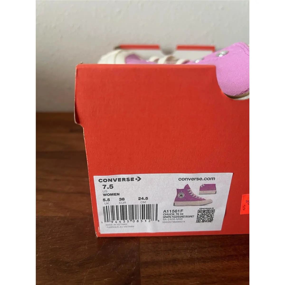 Converse shoes - Converse Chuck 70 - Chuck - A11561F - Purple (UPC: 194435085128) 1