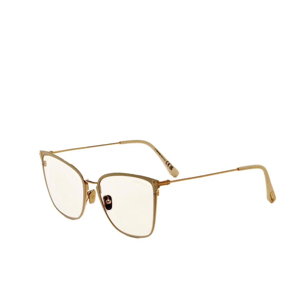 Tom Ford Women`s Fashion 56 mm Ivory Opticals FT5839-B-025-56