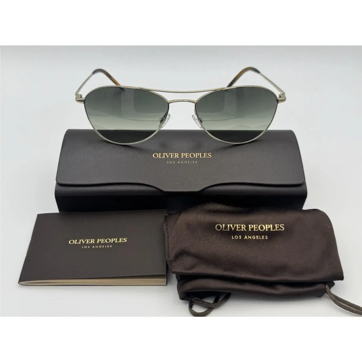 OV1358S 5036BH-GOLD- Aero II - Gold Frame / G-15 Gradient 57MM by Oliver Peoples