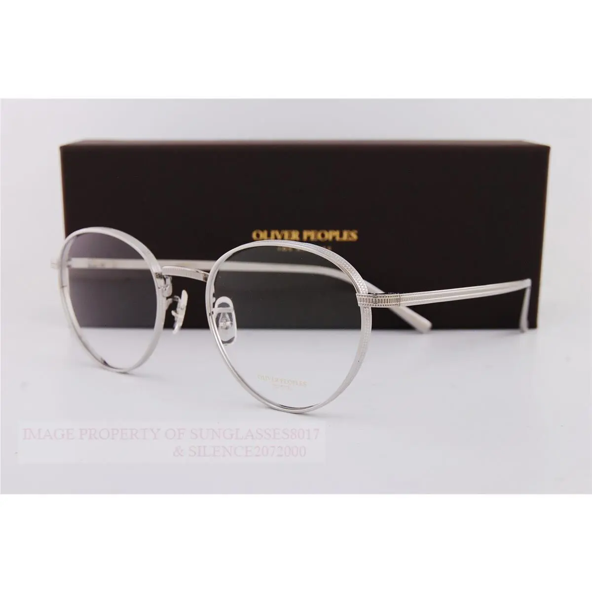 Oliver Peoples Eyeglass Frames Kesner OV 1350T 5036 Silver Titan 49mm