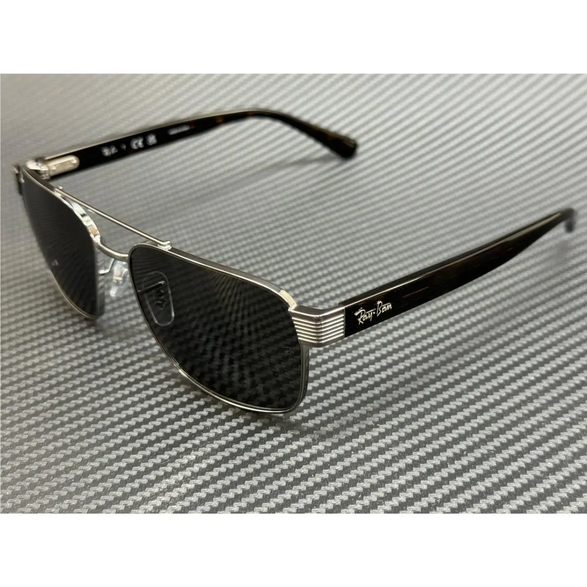 Ray Ban RB3751 004 B1 Gunmetal Grey Unisex 58 mm Sunglasses