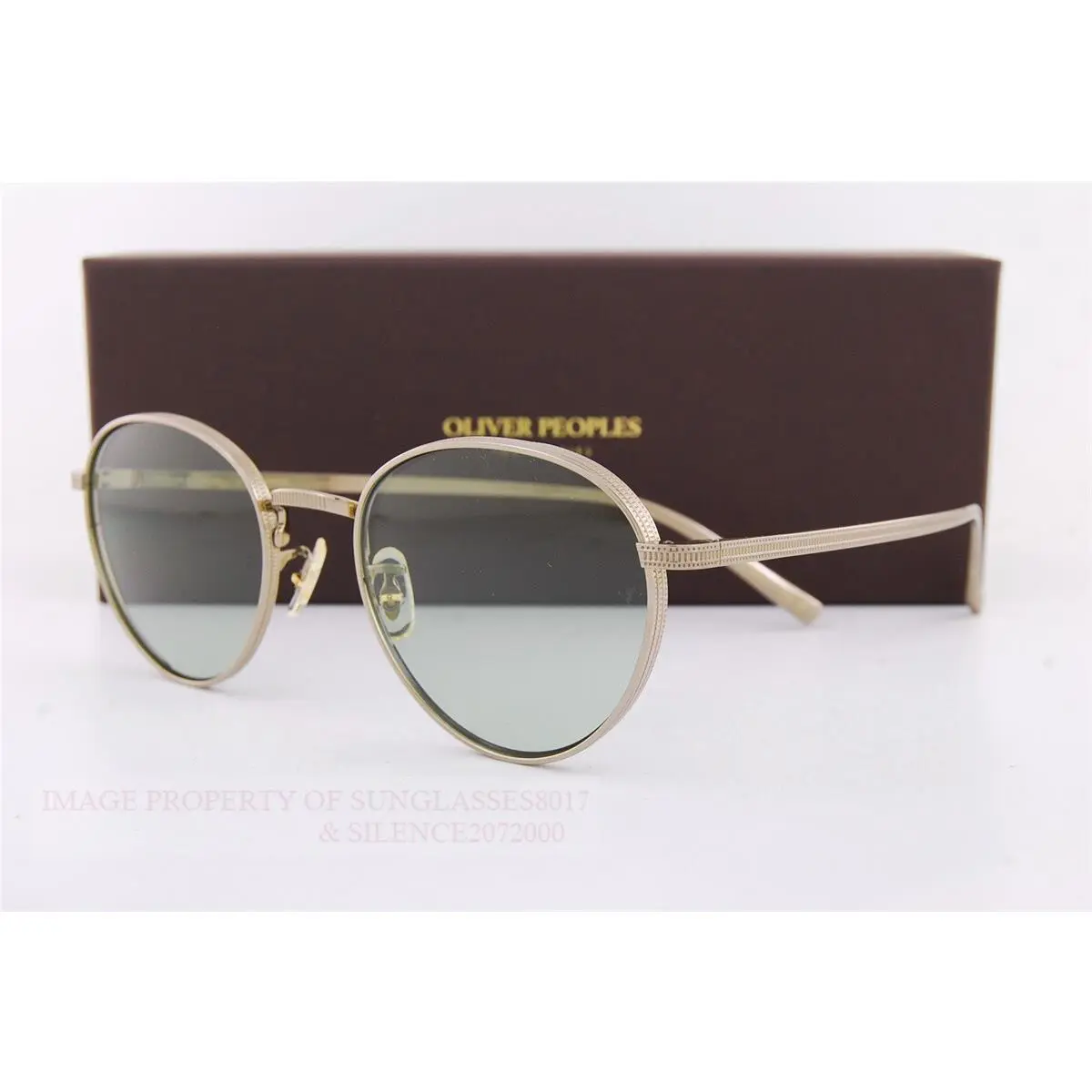 Oliver Peoples Eyeglass Frames Kesner OV 1350T 5252 Gold/green 49mm