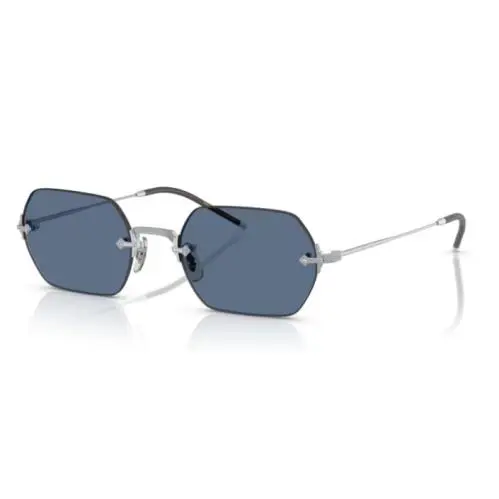 Oliver People 0OV1353ST Tk-13 503680 Silver/blue Oval Titanium Sunglasses