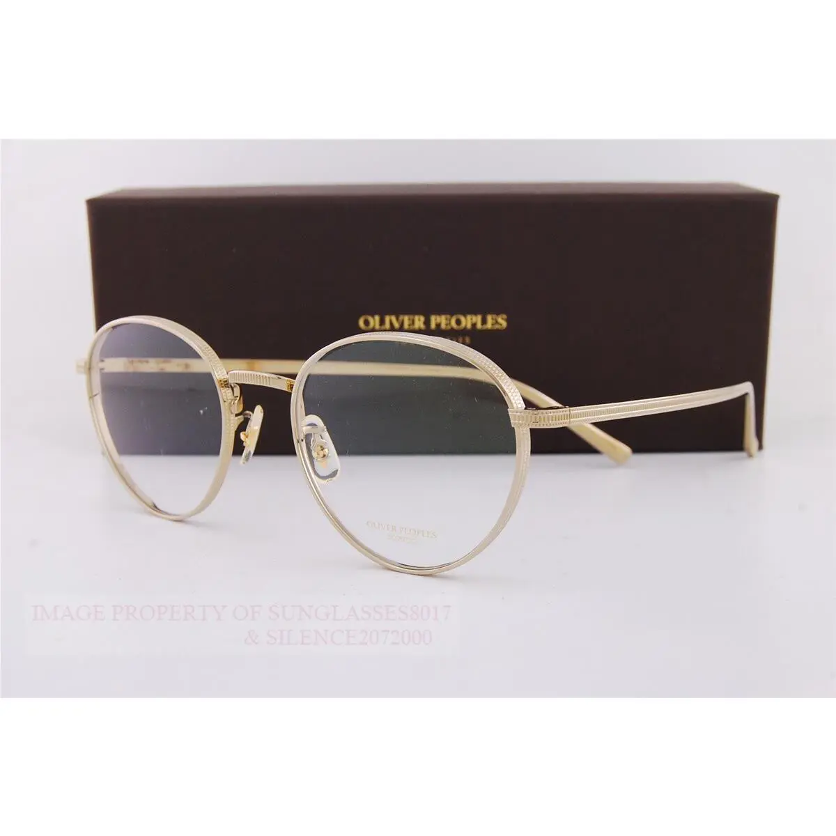 Oliver Peoples Eyeglass Frames Kesner OV 1350T 5035 Soft Gold 49mm