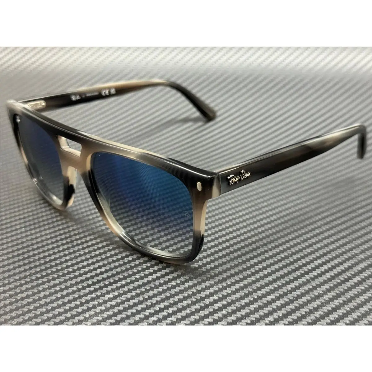 Ray Ban RB2213 14243F Havana Grey Blue Gradient Unisex 58 mm Sunglasses