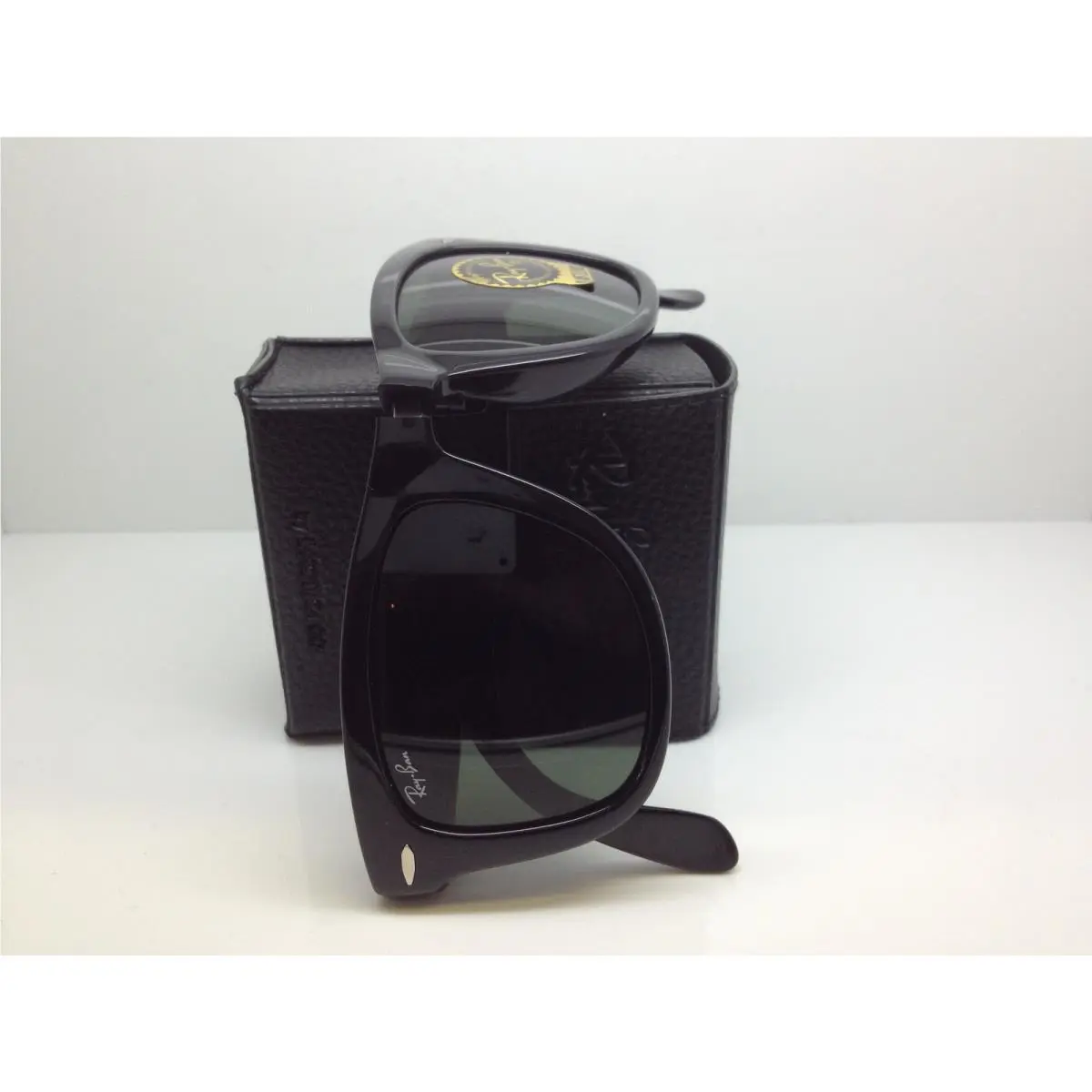 Rayban RB4105 601 54MM Wayfare Folding RB 4105 Black/green Lens