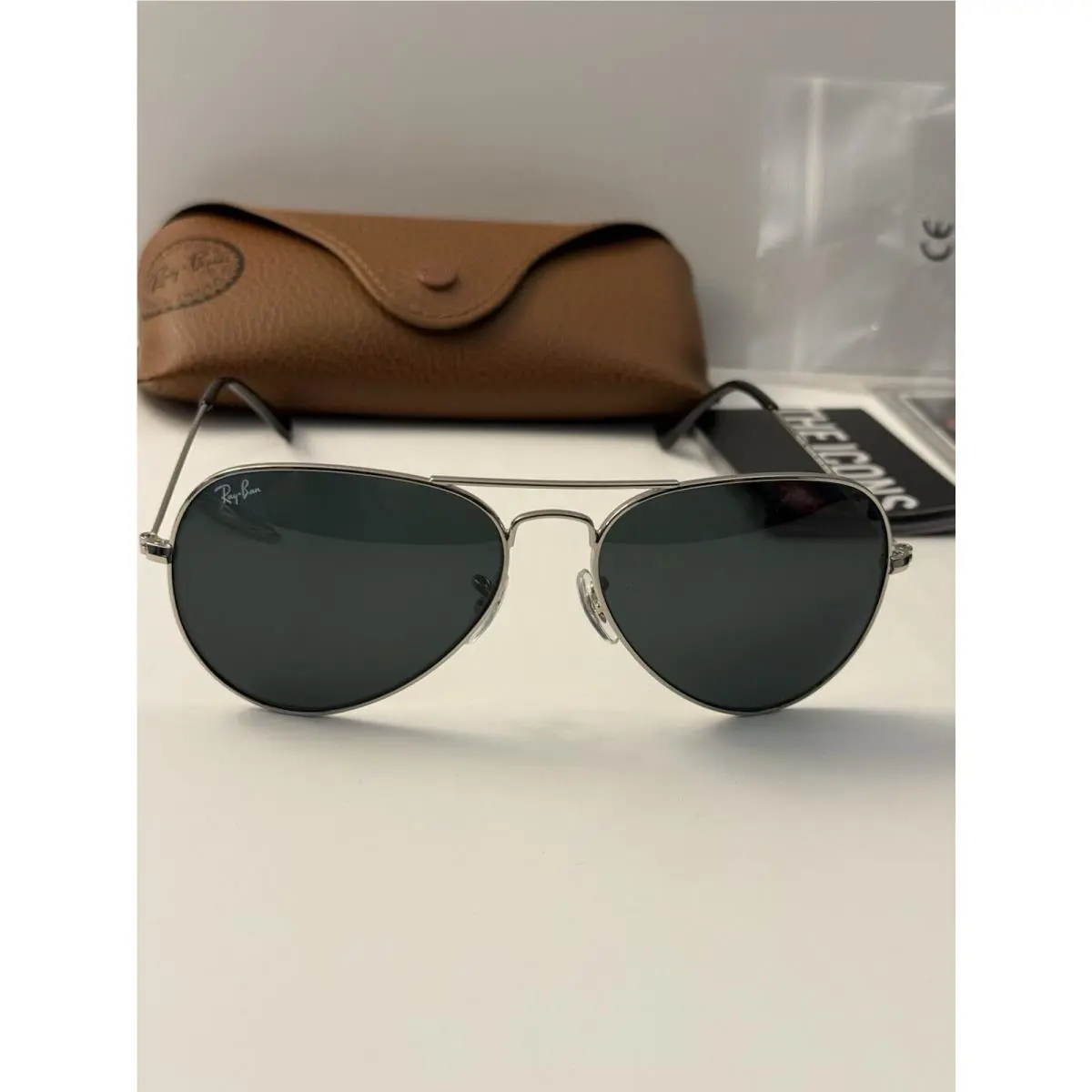 Ray-ban Aviator Sunglasses RB3025 58-14mm Silver Frame Gray Lenses 003/62