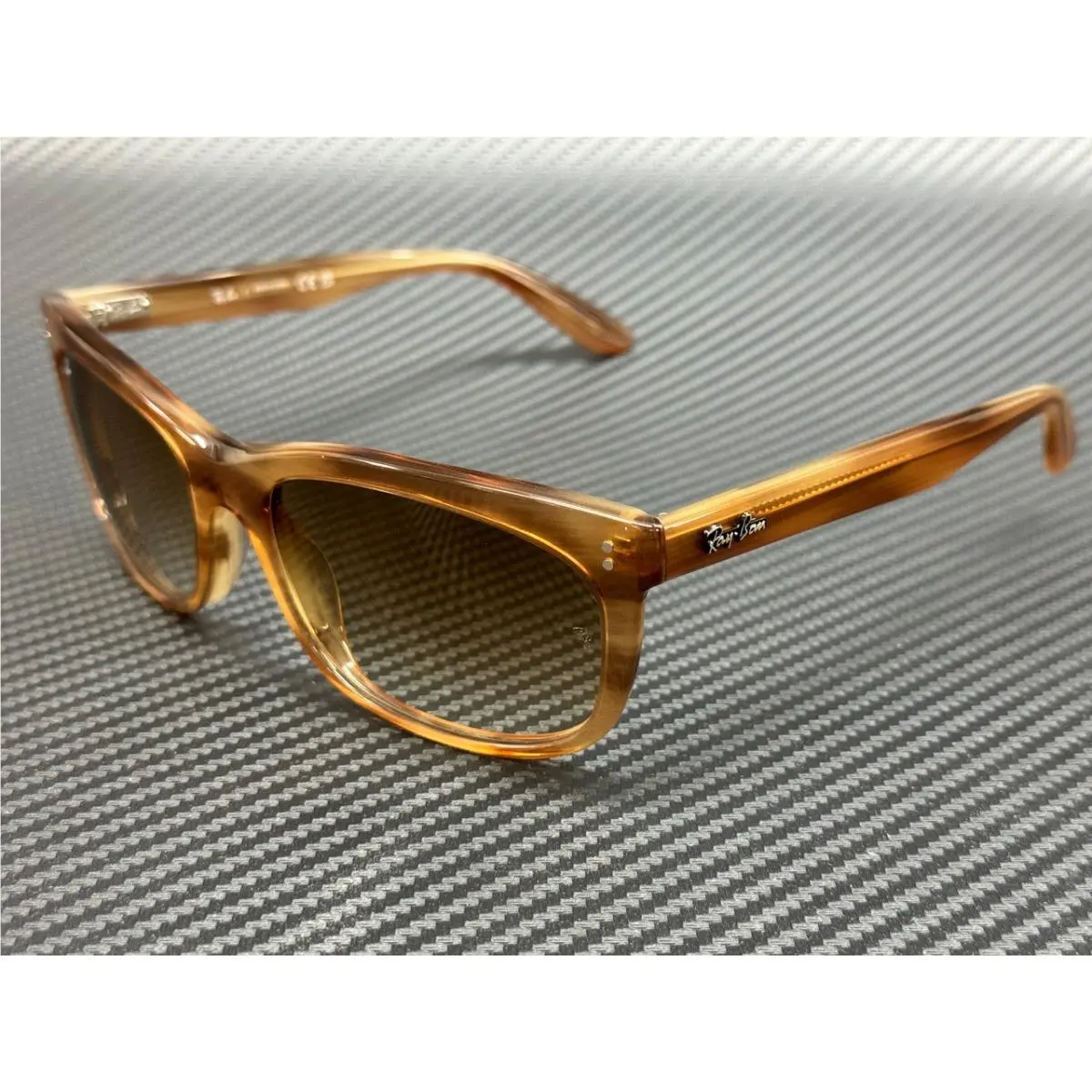 Ray Ban RB2389 140351 Brown Gradient Unisex 60 mm Sunglasses