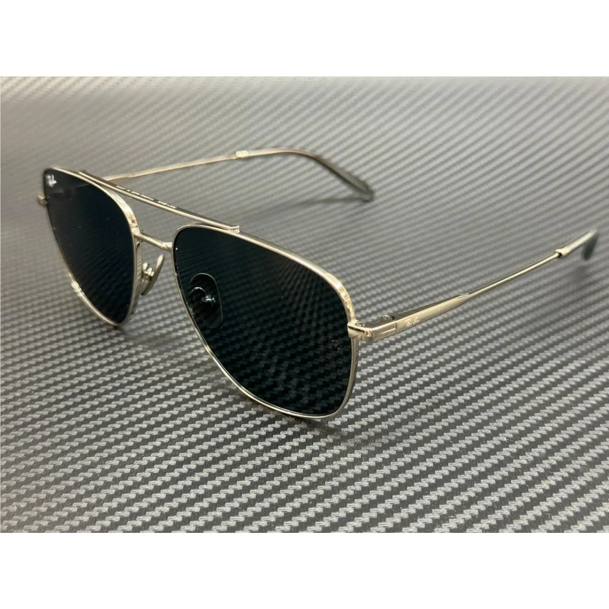 Ray Ban RB8097 929R5 Silver Blue Titanium Unisex 59 mm Sunglasses