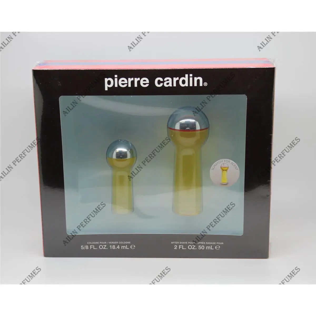 Pierre Cardin 5/8oz 18.4ml Cologne splash+2oz 50ml After Shave Splash For Men
