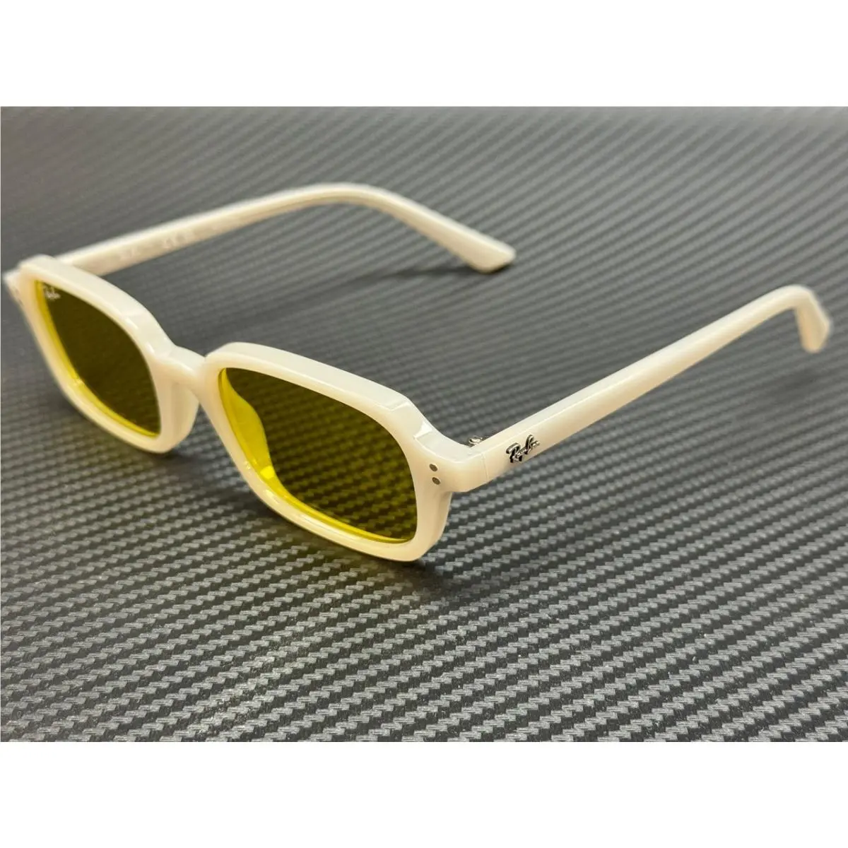 Ray Ban RB4455 68086D Warm White Yellow Unisex 52 mm Sunglasses