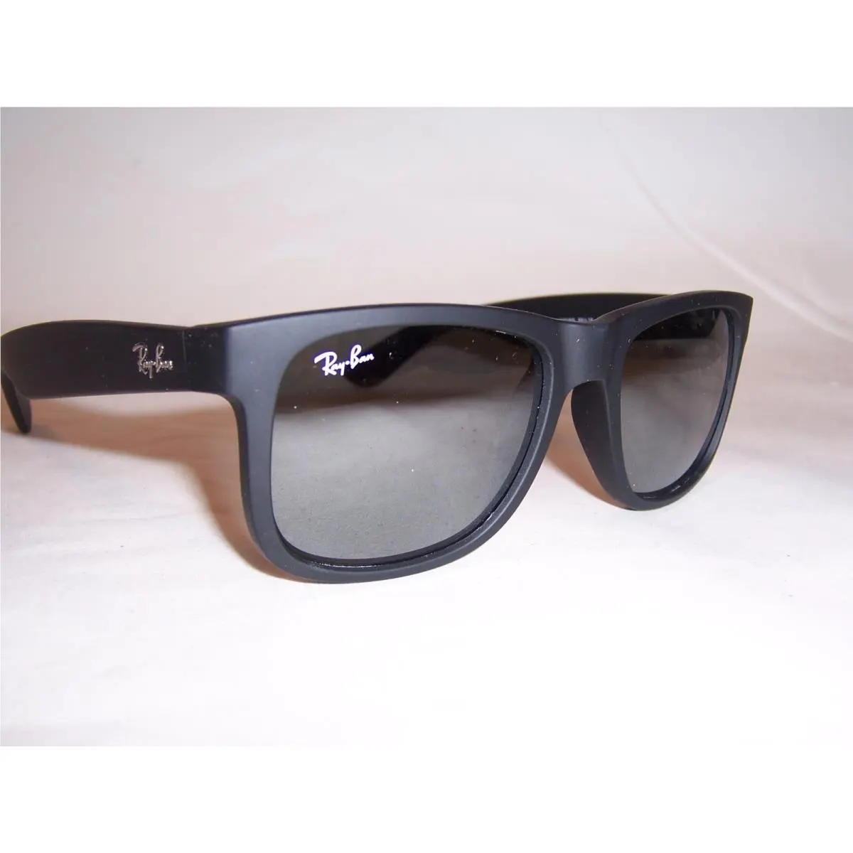 Ray Ban Sunglasses Justin 4165 622/6G Rubber Black/gray Silver Mirror 50mm