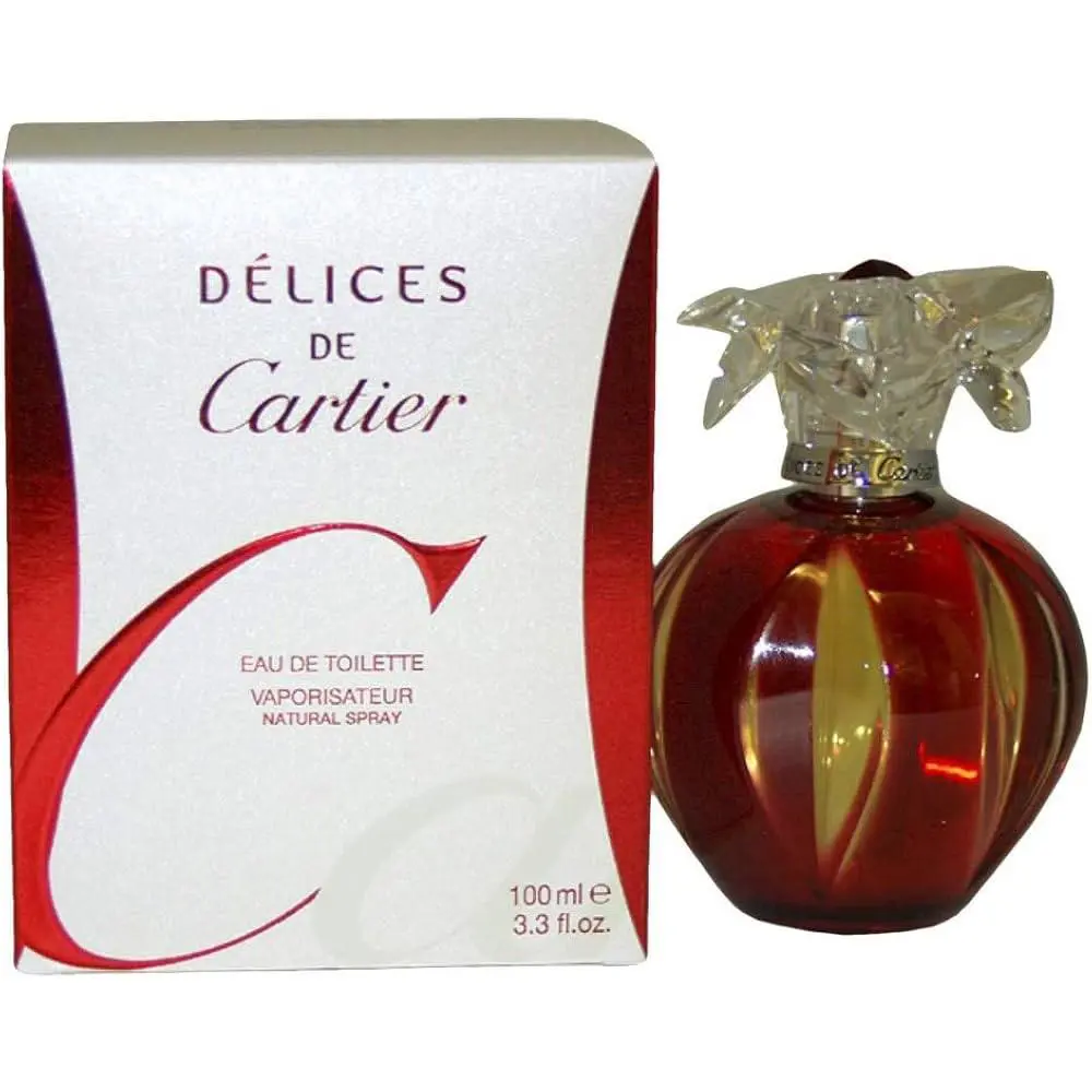 Women Delices De Cartier by Cartier 3.3 / 3.4 oz 100 ml Edt / / Rare