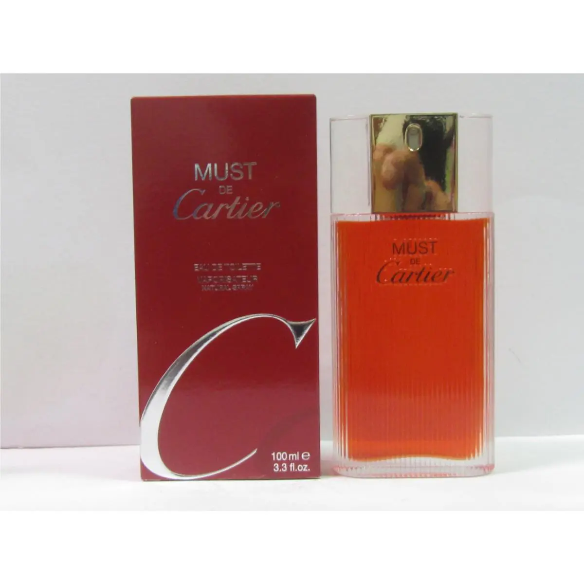 Must De Cartier by Cartier For Women 3.3 oz Eau de Toilette Spray Older Version