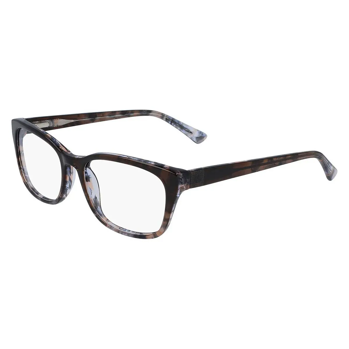 AK5076 Eyeglasses Mocha Gradient Rectangle 52mm by Anne Klein