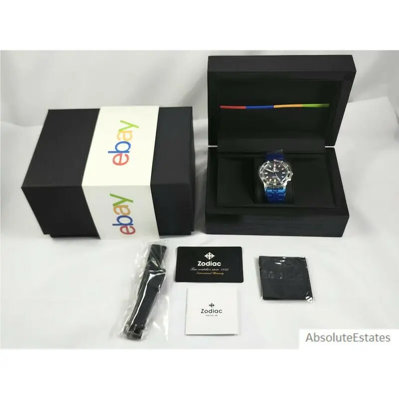 Zodiac x Super Sea Wolf Automatic Silver Mens Watch ZO9311 Ltd Ed