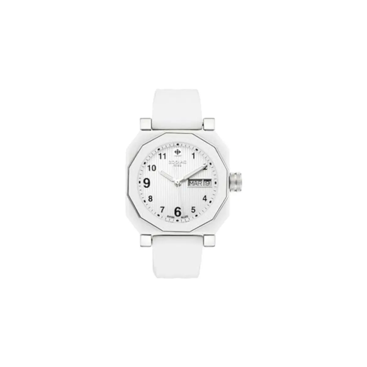 Zodiac Women`s Icon Fashion Series White Rubber Watch ZO8808