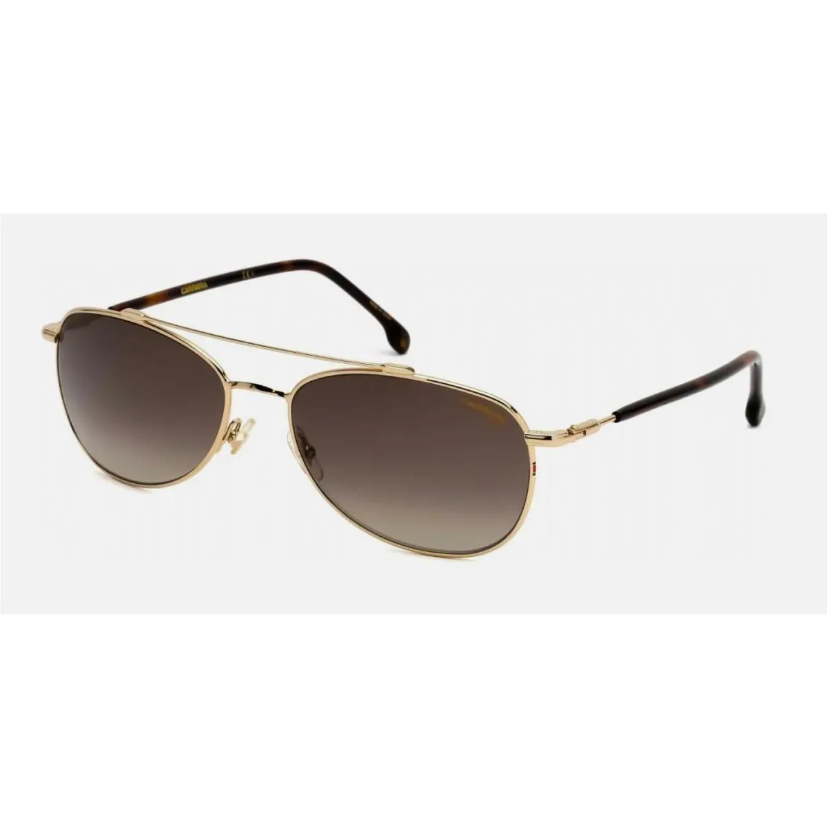 Carrera 224/S 06J 58mm Pilot Sunglasses Gold/brown Gradient