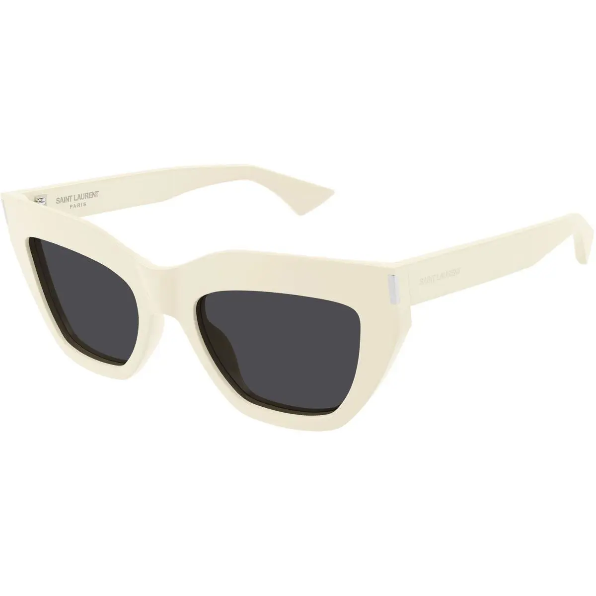 Saint Laurent SL759 004 Shiny Ivory/black 53-20-145 Sunglasses