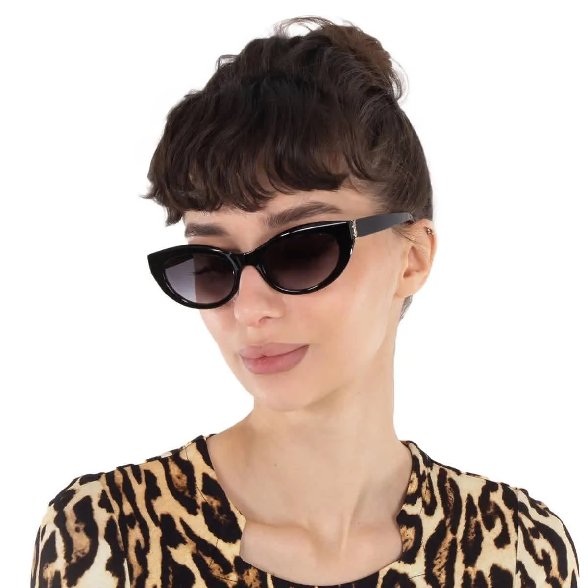 Saint Laurent Grey Gradient Cat Eye Ladies Sunglasses SL M115 002 54 by Yves Saint Laurent