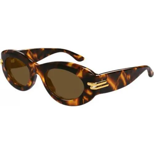 Bottega Veneta BV 1322S Sunglasses 002 Havana