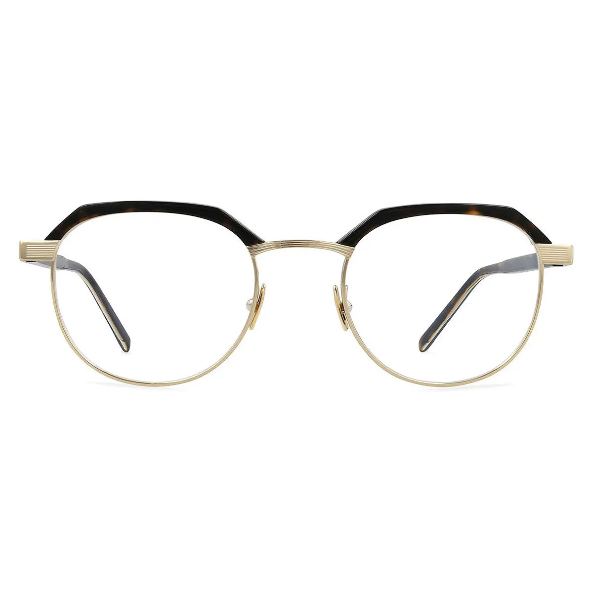 Saint Laurent SL 124 Eyeglasses Unisex Havana Round 50mm