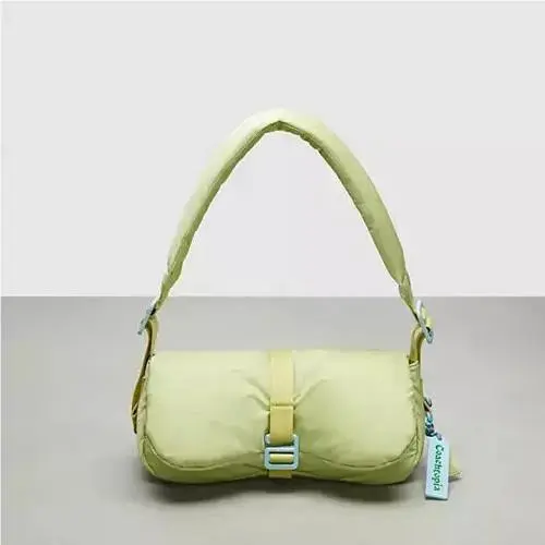 Coach Coachtopia Loop Puffy Wavy Dinky Bag Pale Lime