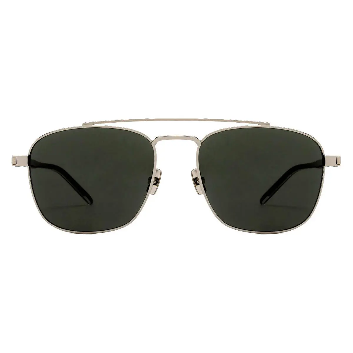 Saint Laurent SL 665 Sunglasses Unisex Silver 56mm
