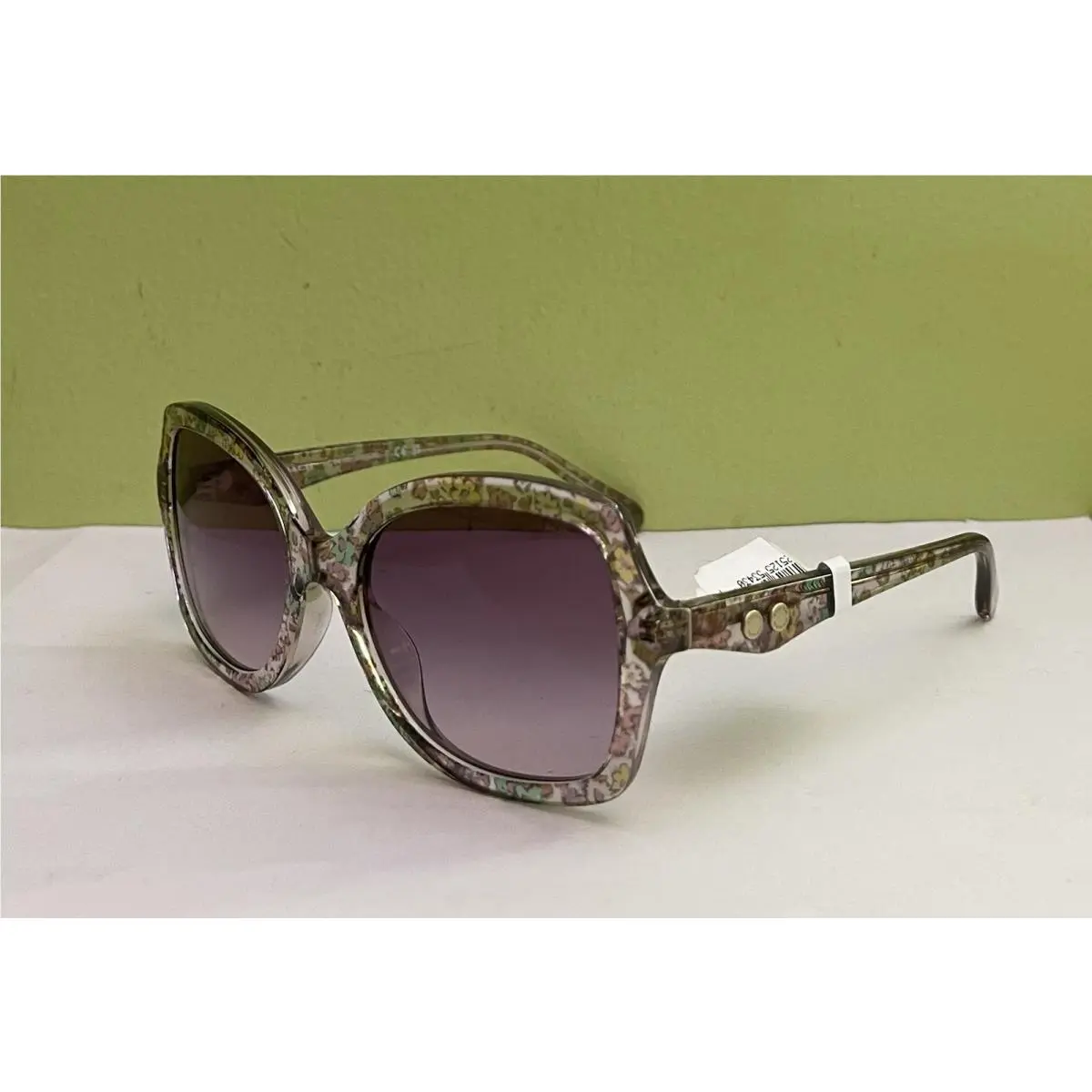 Coach HC841OU Sunglasses Transparent Floral 56-21-140