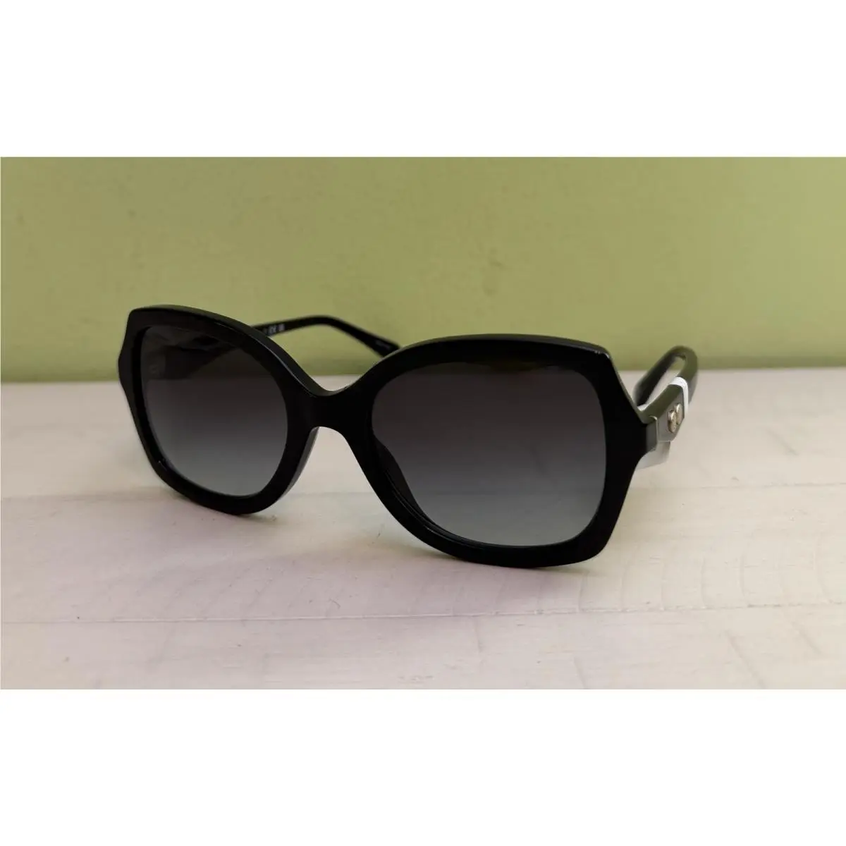 HC8410U 50023C Black Women’s Butterfly Sunglasses 56-21-140 by Coach