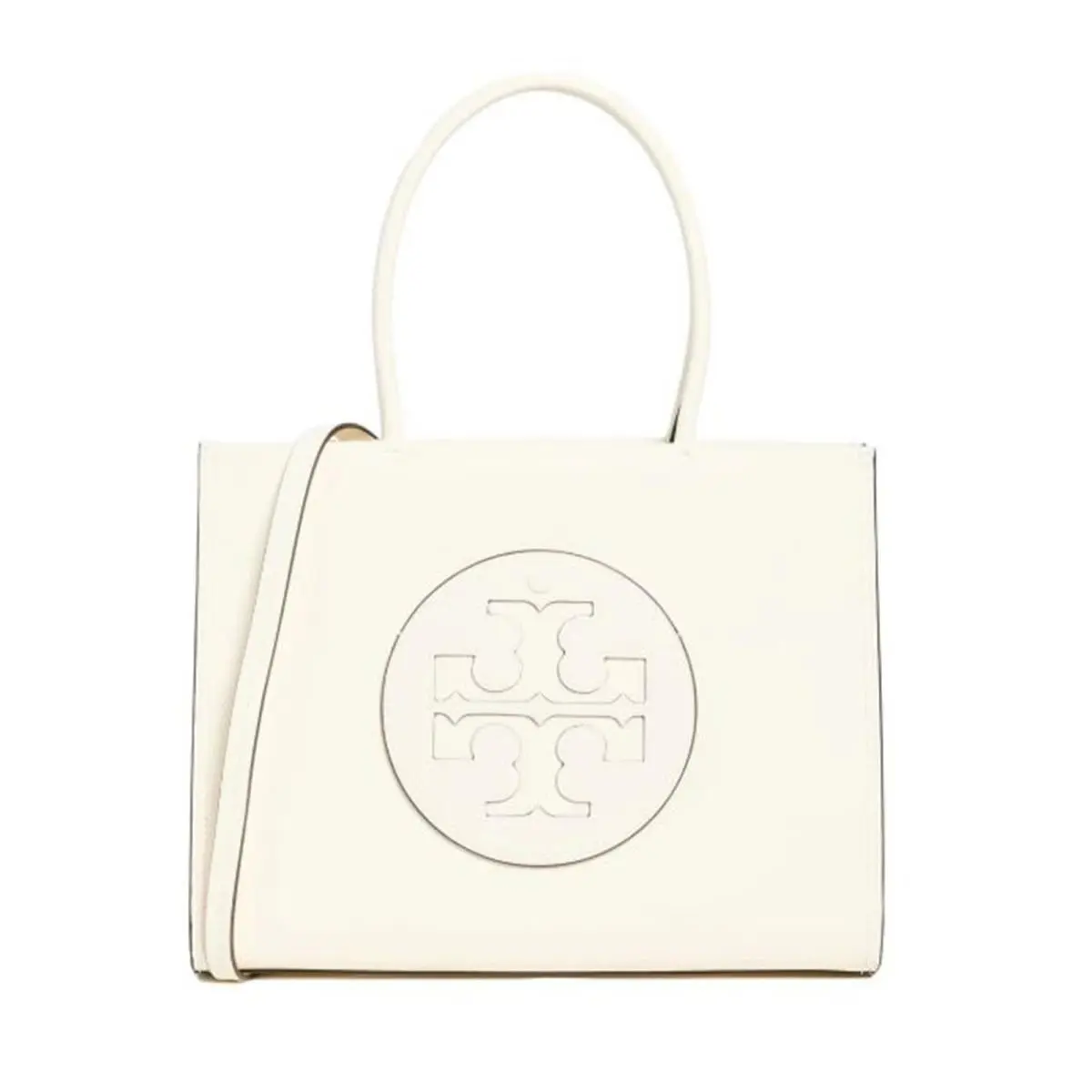 Tory Burch Ella Bio Small Tote Warm White 145612-100