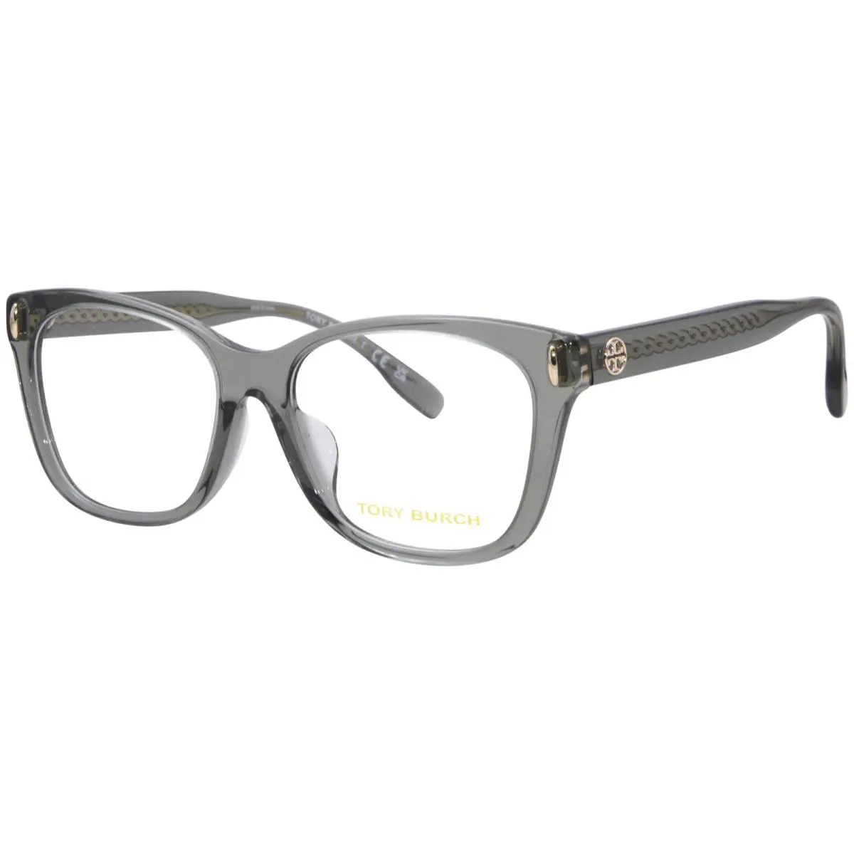 Tory Burch TY2136U 1941 Eyeglasses Frame Women`s Transparent Sage Full Rim 54mm - Frame: Green