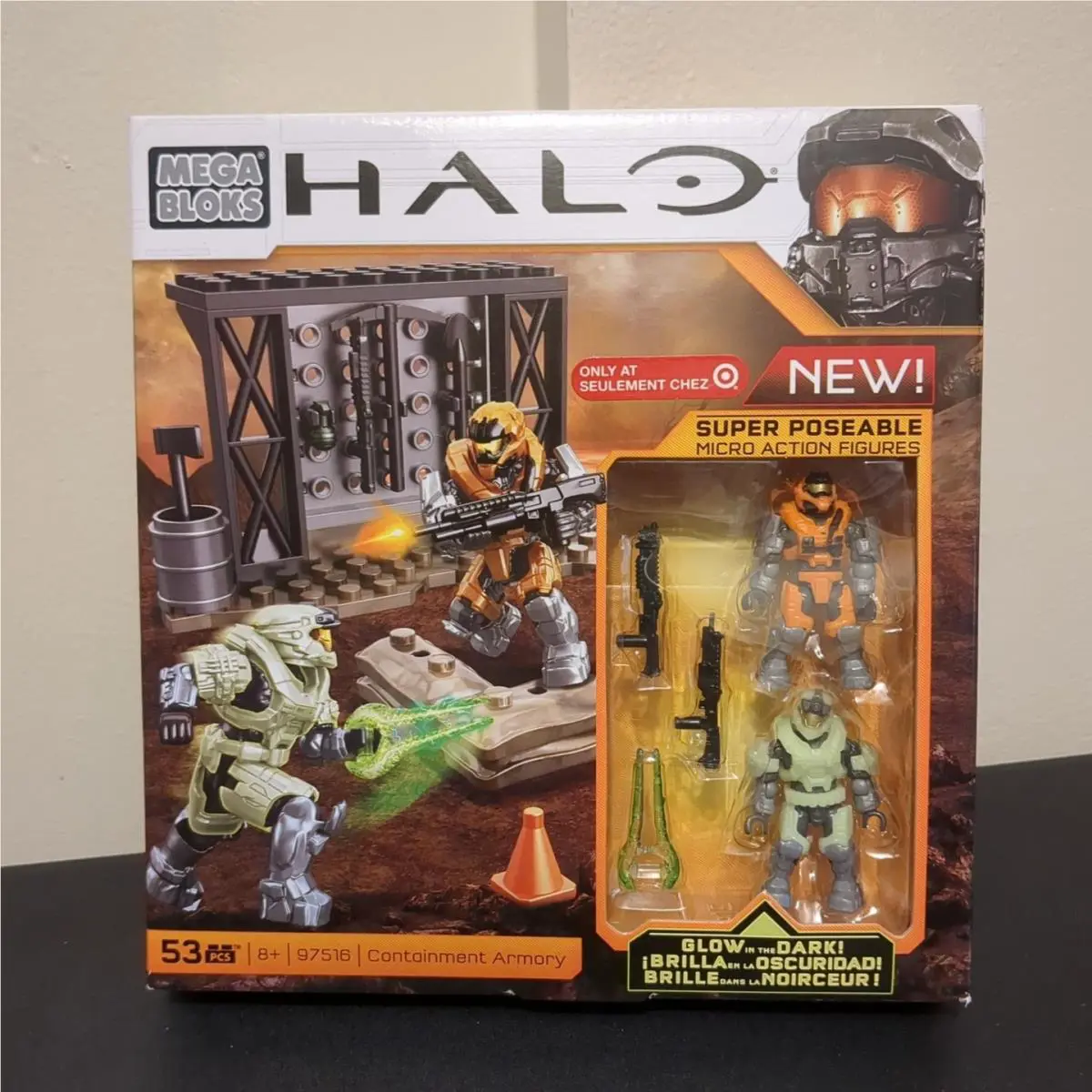 Mega Bloks Halo - Containment Armory - 97516 - Mib - Target Exclusive