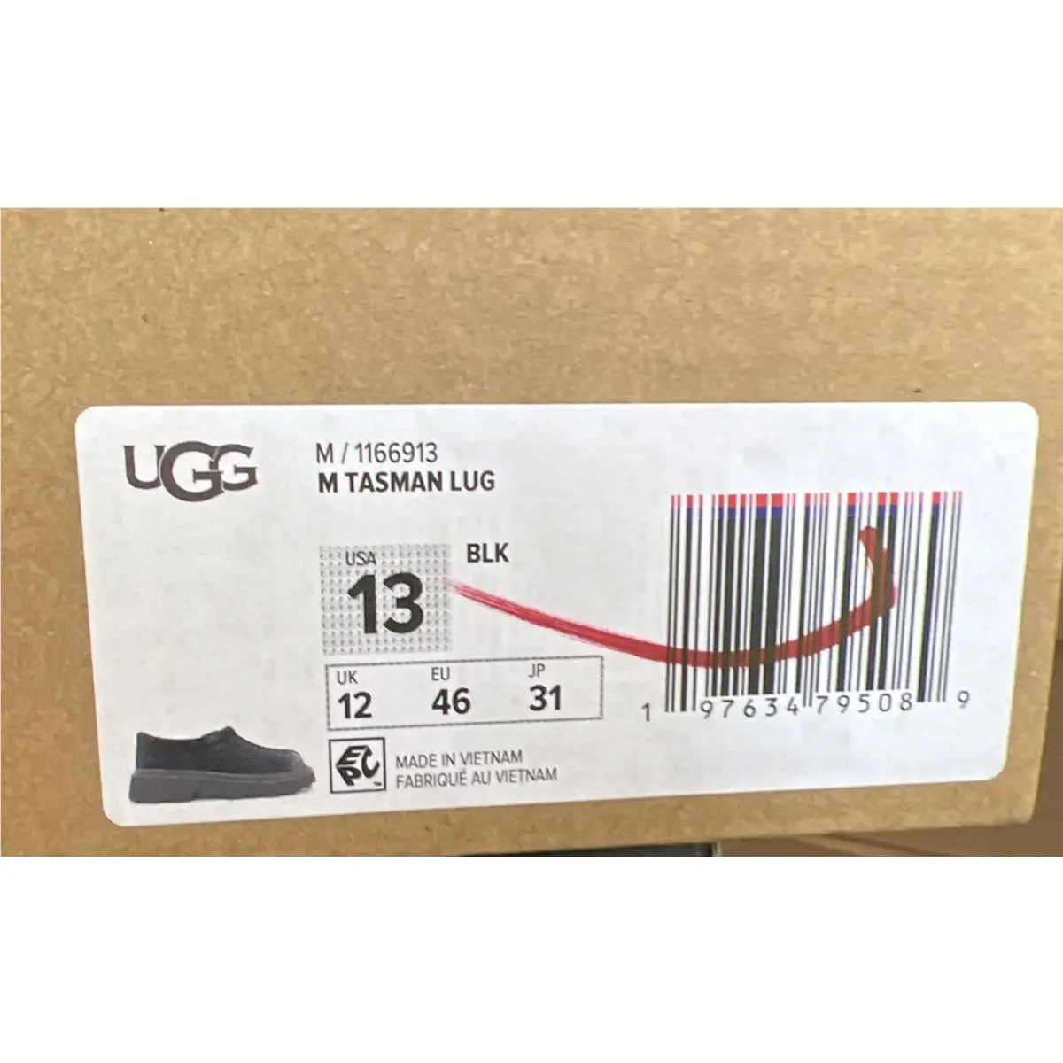 UGG shoes - TASMAN LUG - TASMAN LUG - Black 4
