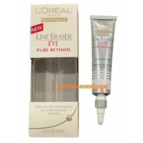 Hard TO Find L`oreal Plenitude Line Eraser Eye Pure Retinol .5 OZ / 14 ML NEW IN BOX