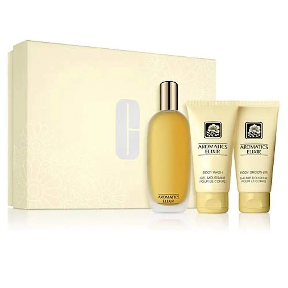 Clinique Aromatics Elixir Riches 3.4 Spray / 2.5 Body Smoother / 2.5 Body Wash