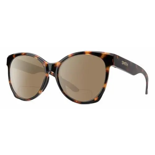 Fairground Womens Polarized Bifocal Sunglasses Tortoise Havana 55mm Brown by Smith Optics