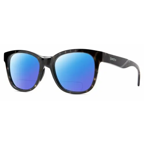 Caper Unisex Polarize Bifocal Sunglasses Black Tortoise Havana 53mm by Smith Optics