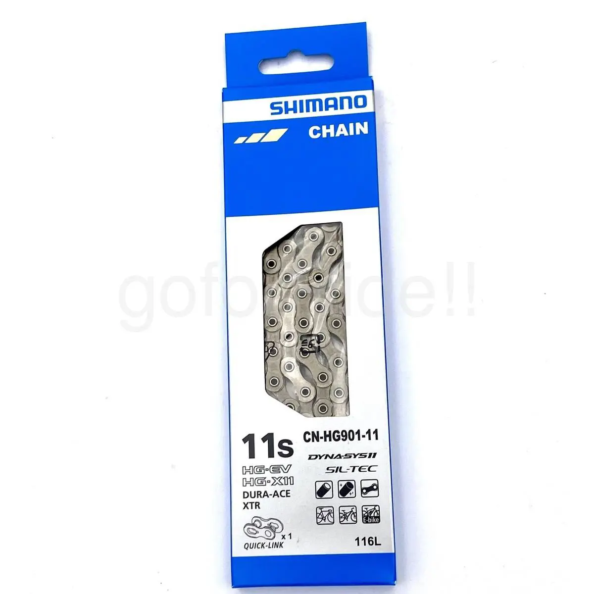 Shimano CN-HG901-11 W/missing Link 11-Speed Mtb Road E-bike Chain 116 Links