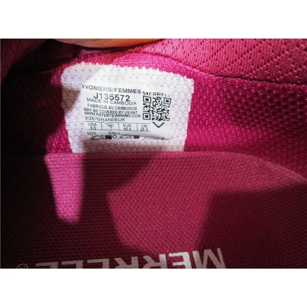 Merrell shoes - J135572 - J135572 - Burgundy 4