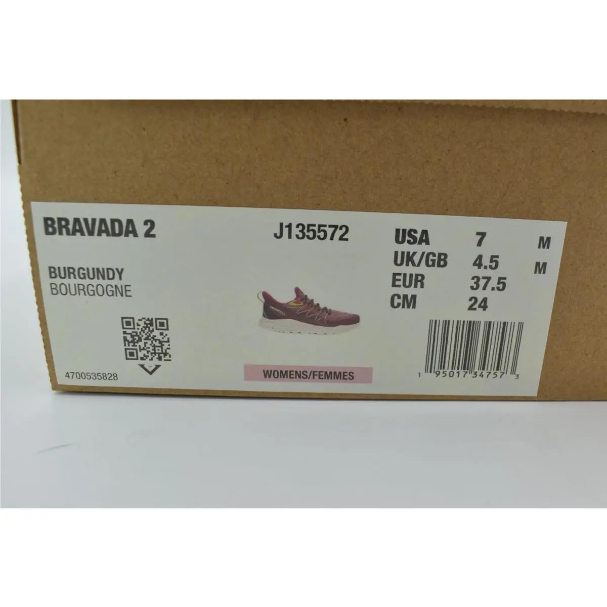 Merrell shoes - Merrell Bravada 2 - Bravada - J135572 - Burgundy (UPC: 195017347573) 12